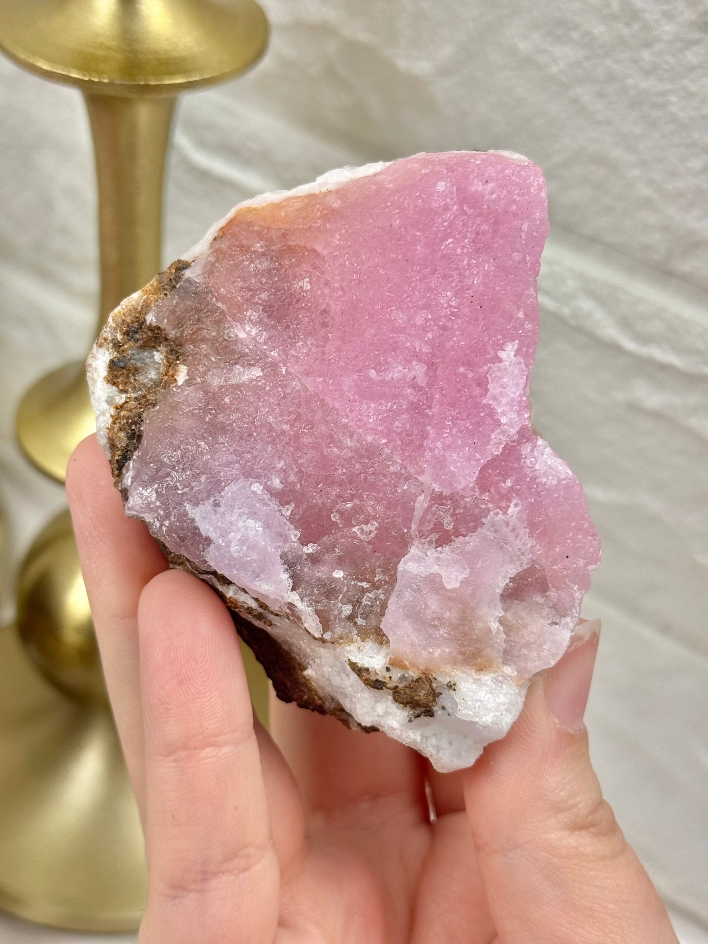 You pick! High quality raw pink aragonite from Pakistan