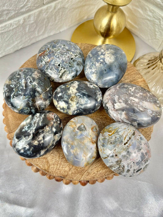You pick! Cosmic jasper palm stones from Madagascar