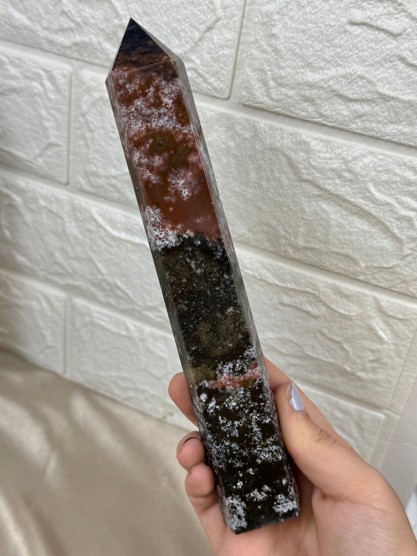 You pick! “Berry” sea jasper towers from Madagascar