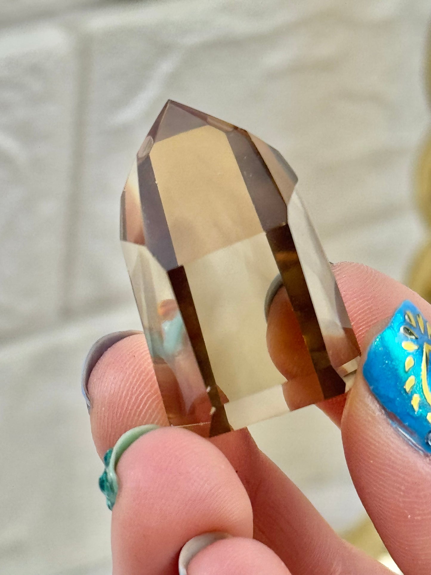 You pick! High quality natural Brazilian smoky quartz towers
