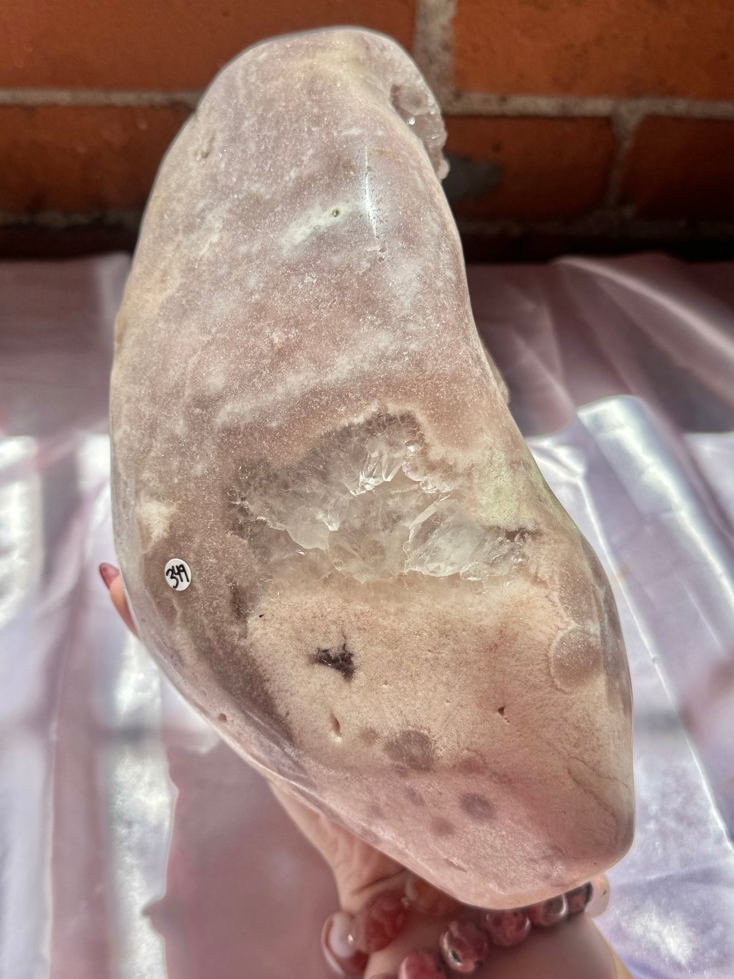 XXL pink amethyst Freeform from Brazil