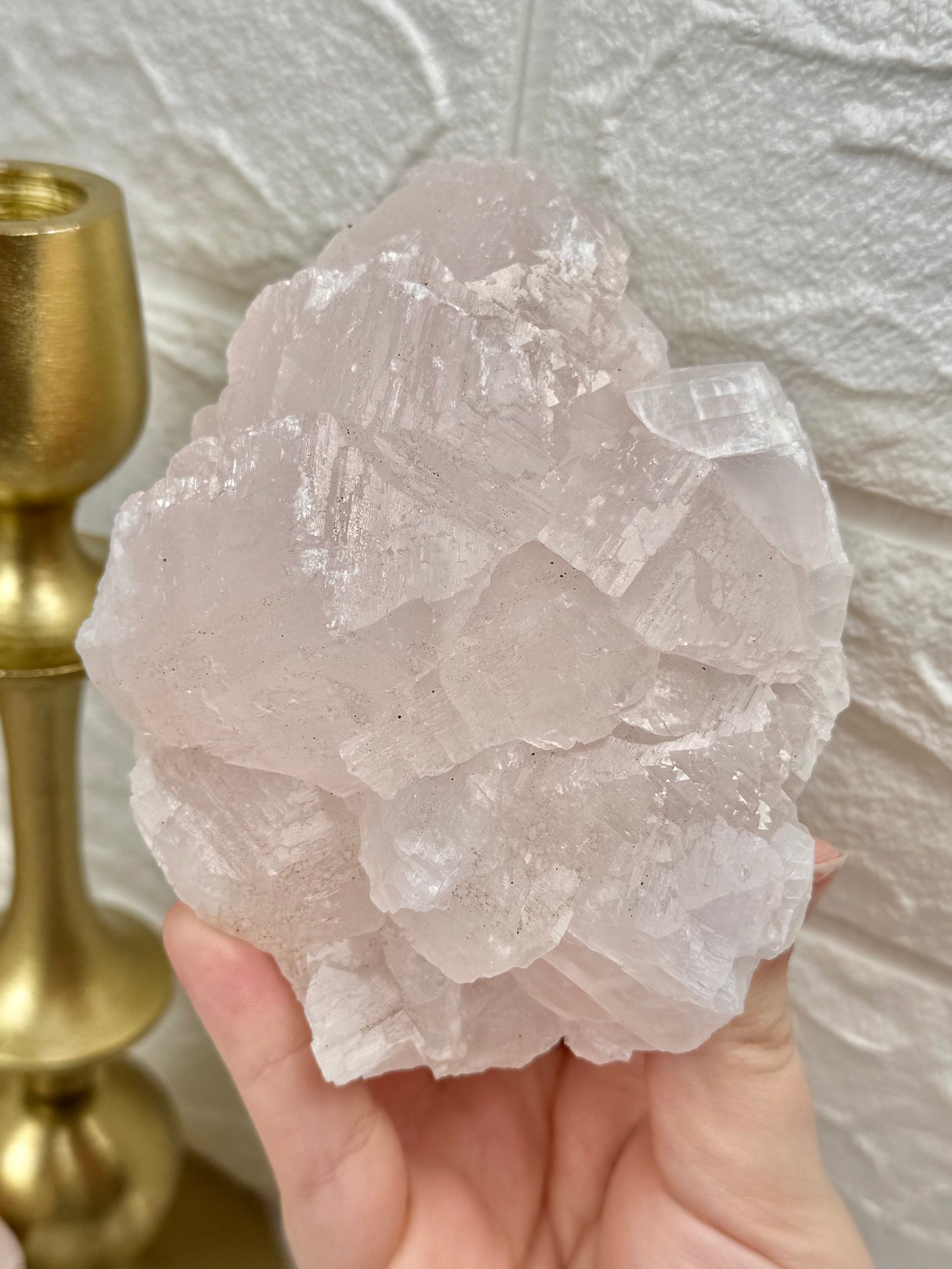 You pick! Beautiful UV reactive pink shell calcite from China