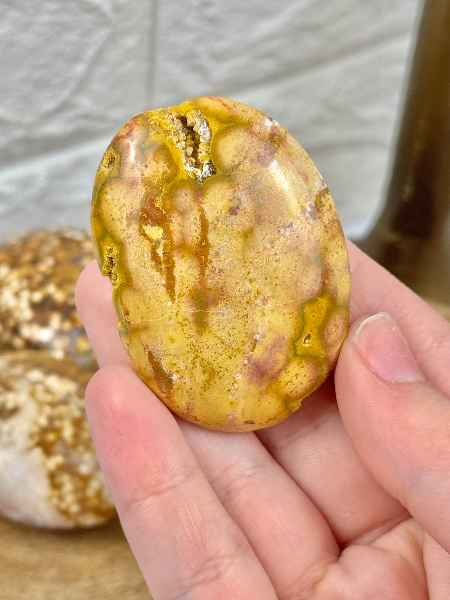 You pick! Sea jasper palm stones from Madagascar