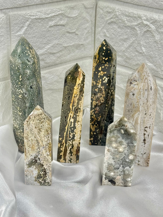 You pick! Sea jasper towers from Madagascar