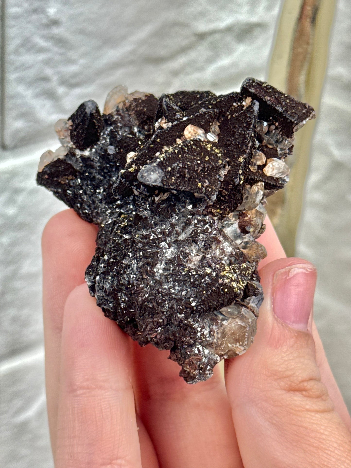 You pick! dogtooth calcite w/ Limonite, Pyrite Symboisis from Hubei Province, China