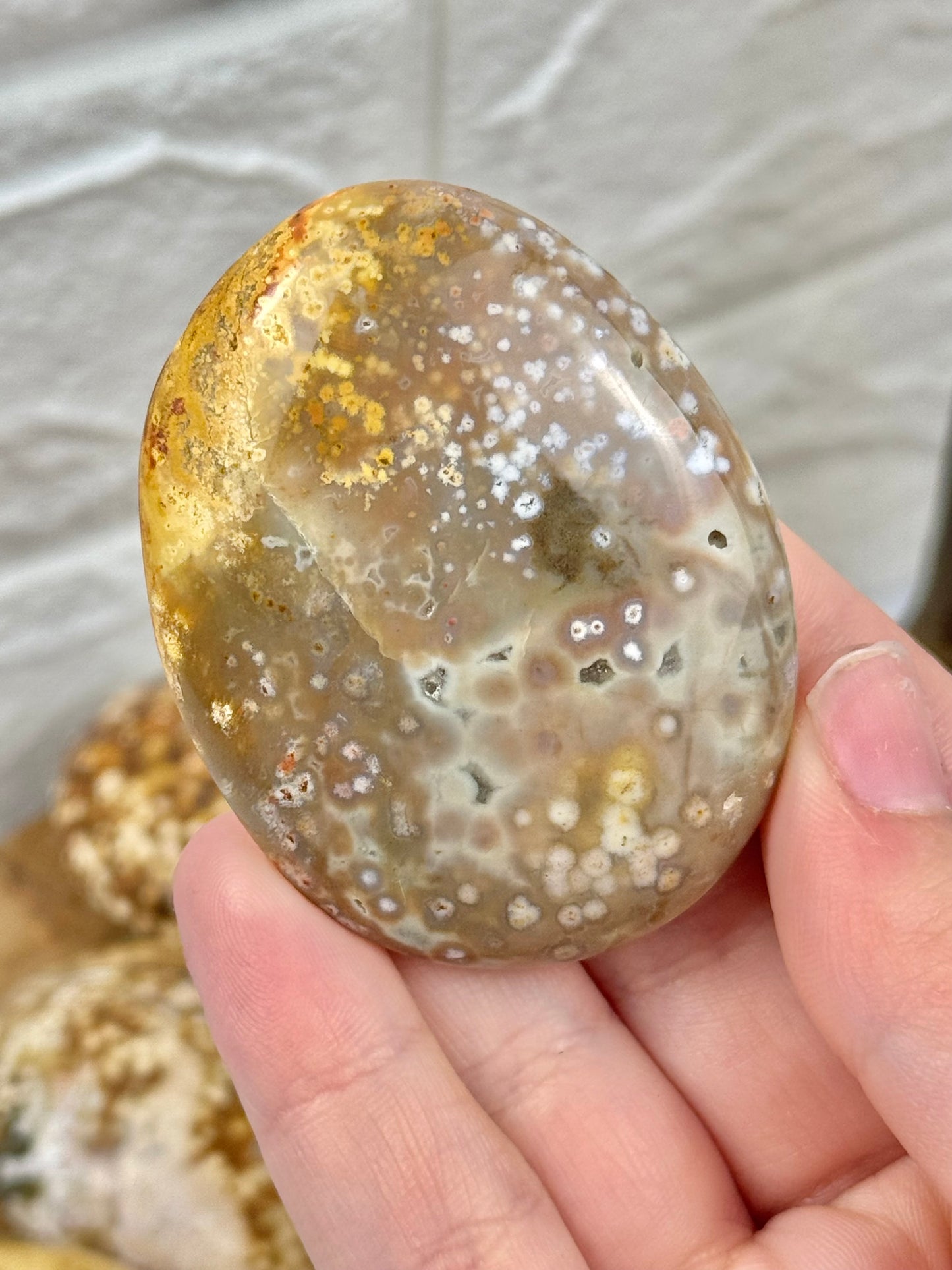 You pick! Sea jasper palm stones from Madagascar
