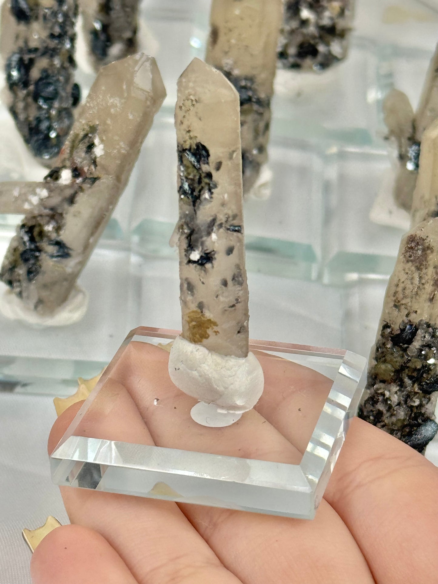 1 unique goethite on quartz specimen from Inner Mongolia, China