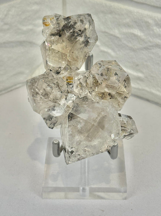 High-grade Herkimer Diamond chain from New York