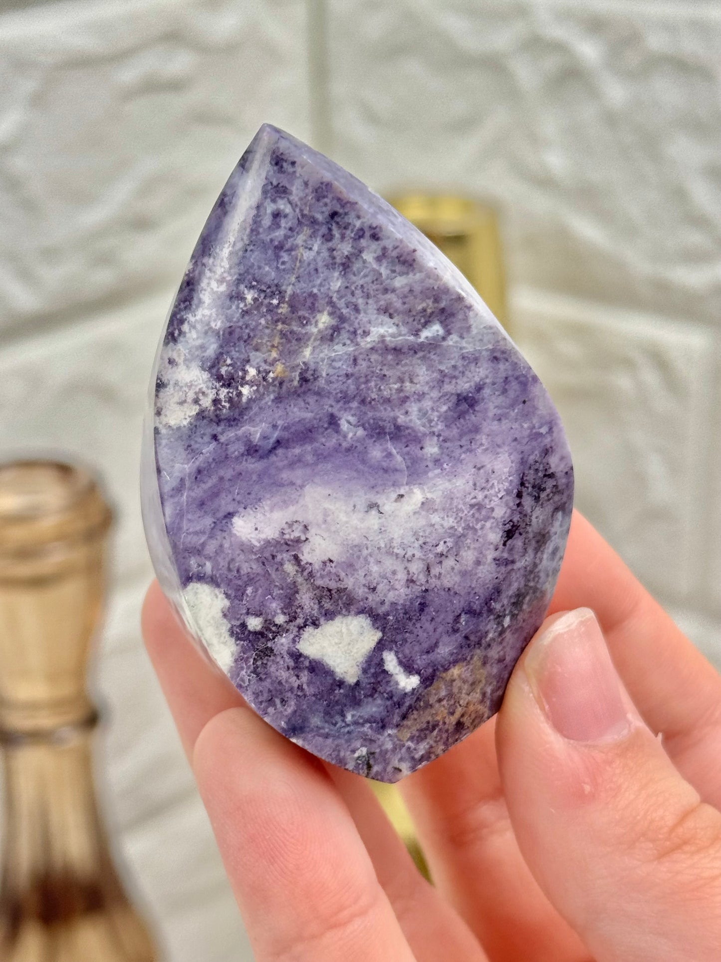 You pick! Bolivianite flames (serpentine in fluorite)