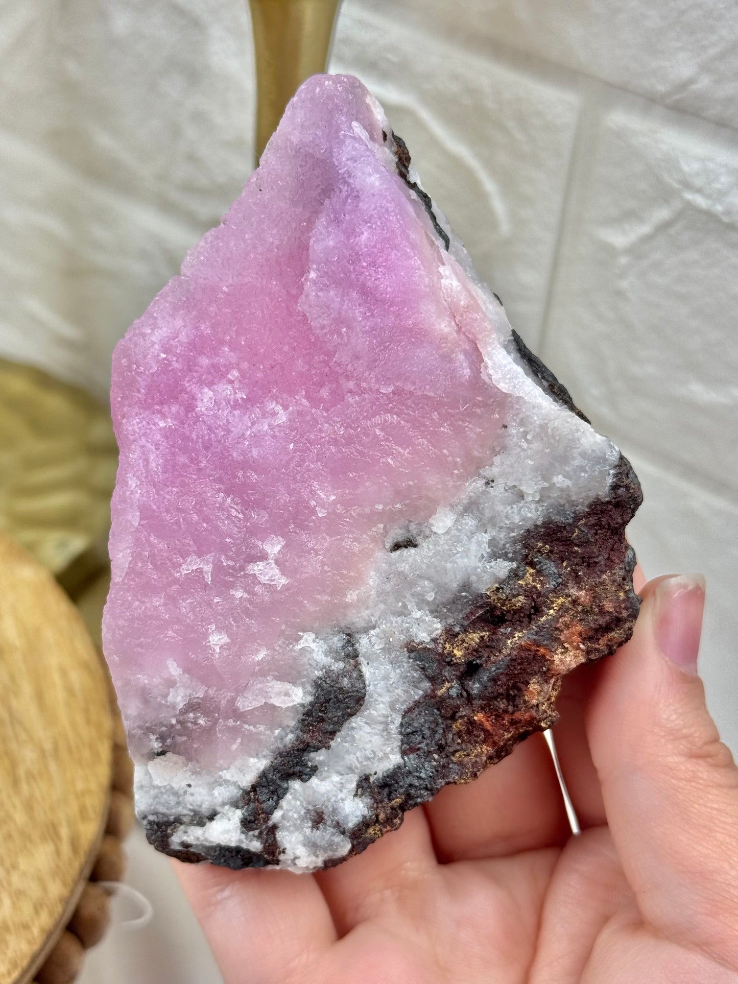 You pick! High quality raw pink aragonite from Pakistan