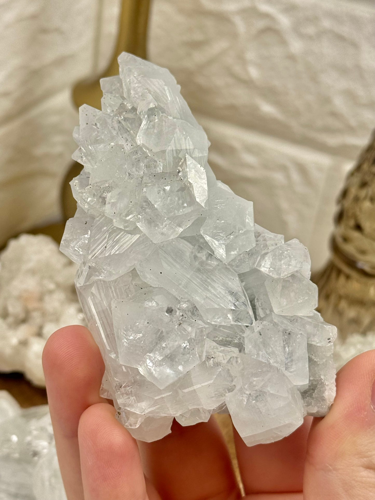 You pick! Diamond apophyllite specimens from India