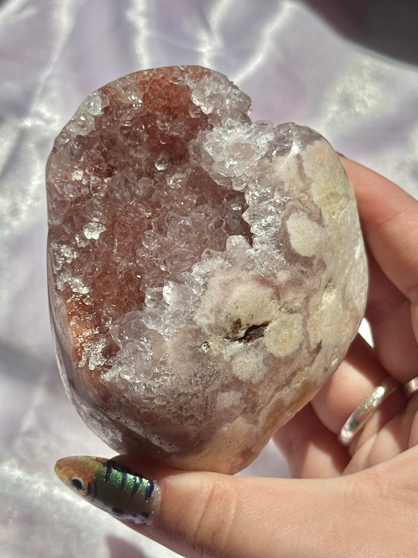 You pick! Pink amethyst Freeform’s from Brazil