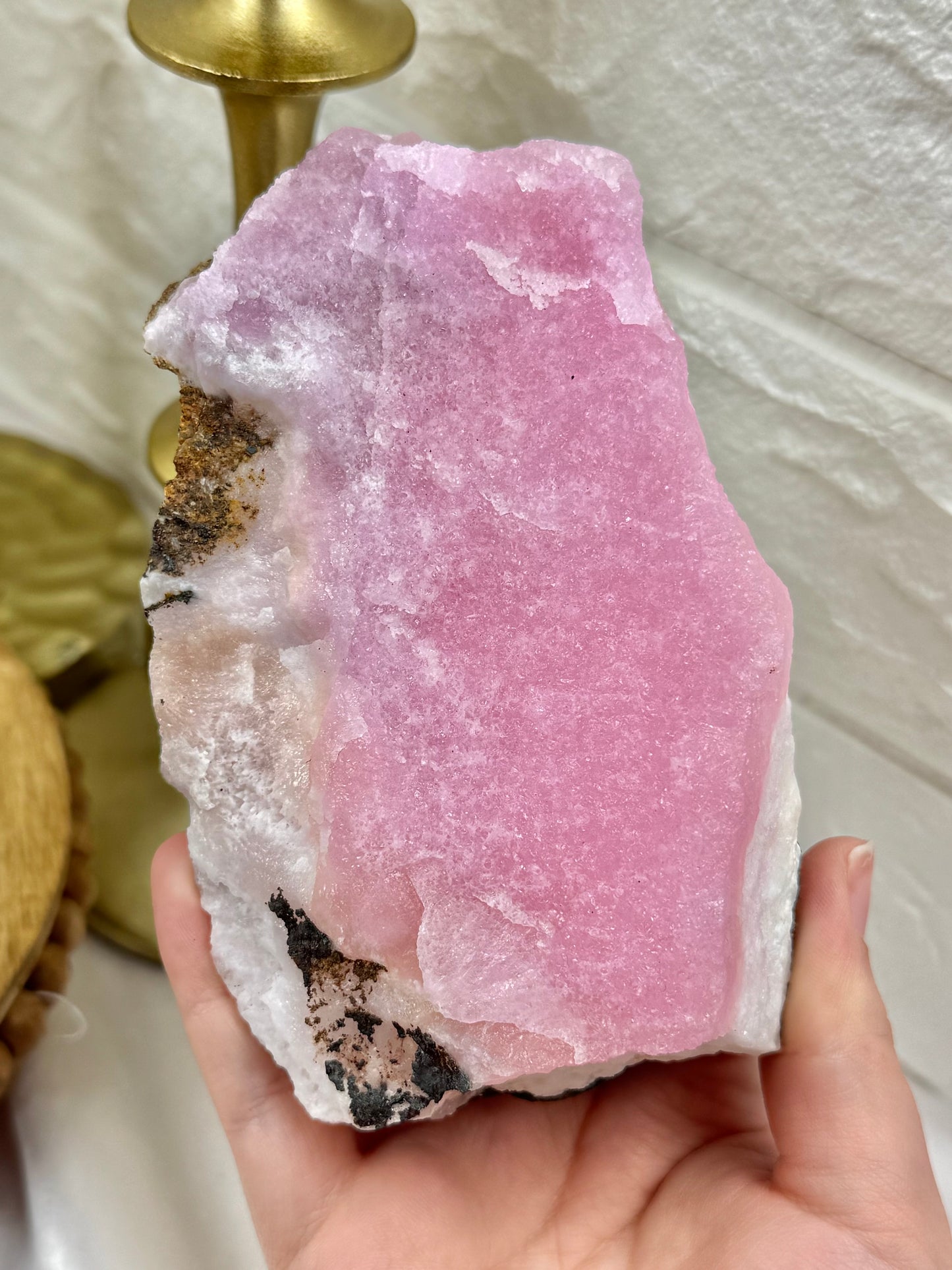 You pick! Stunning raw pink aragonite from Pakistan
