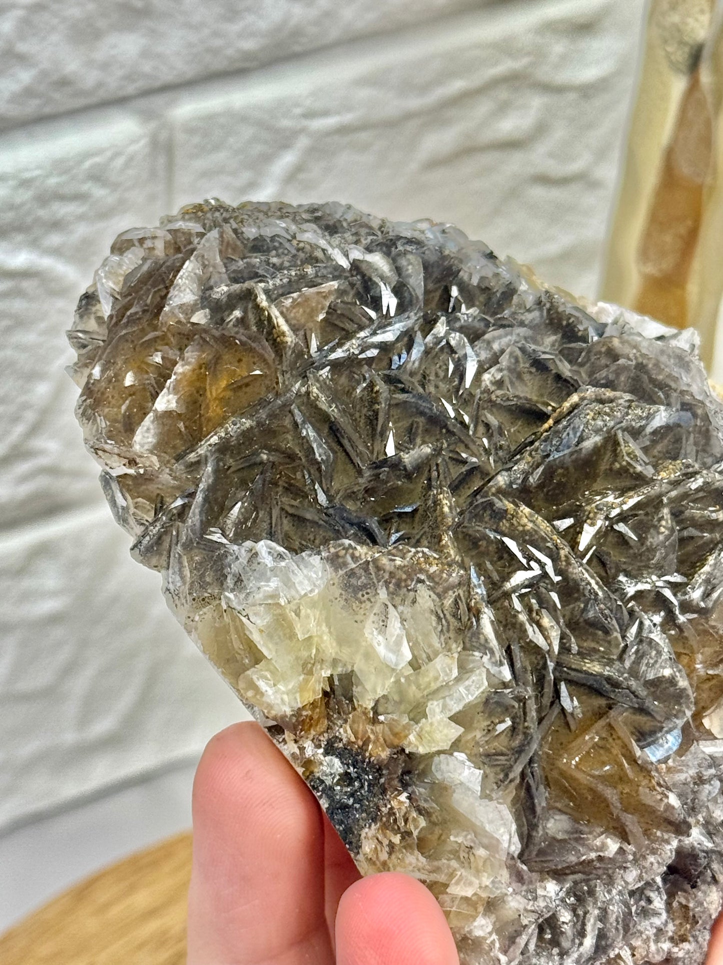Beautiful dark rose calcite from Hubei Province, China