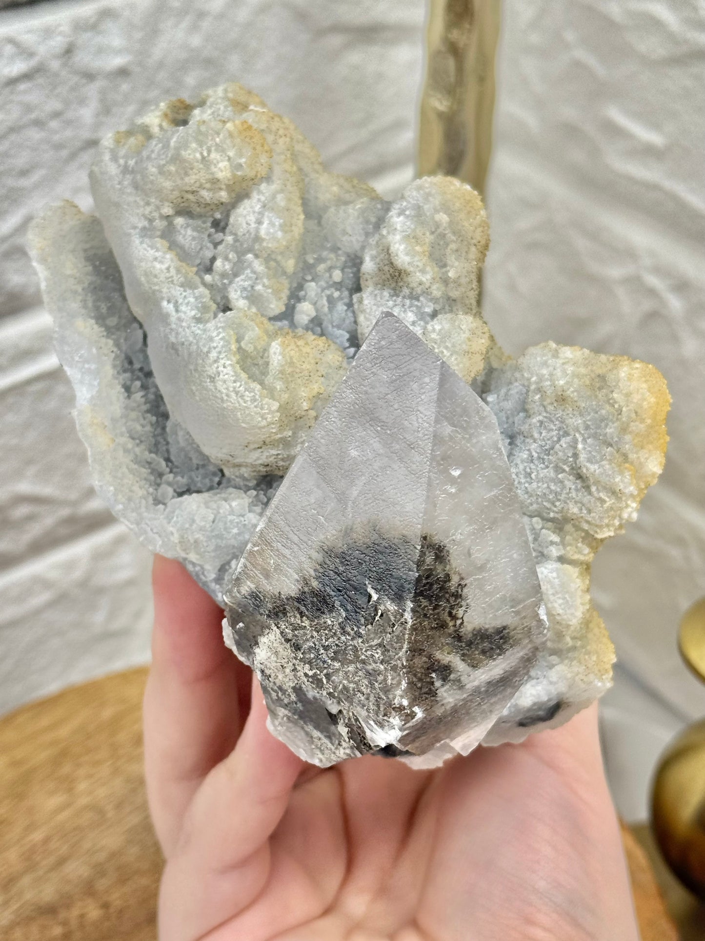 Beautiful statement dendritic “spar” dogtooth calcite w/ quartz from Fujian Province, China