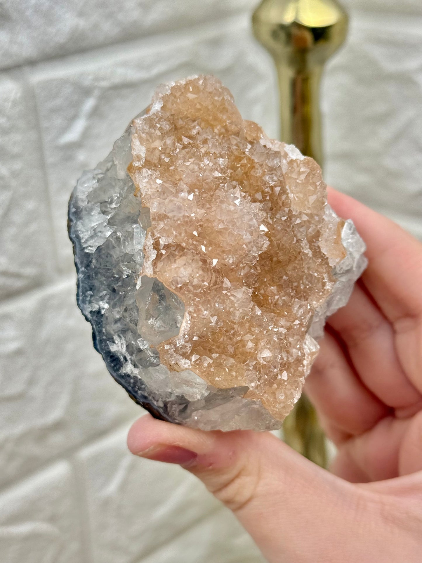 You pick! Peachy sugary amethyst pieces from Brazil