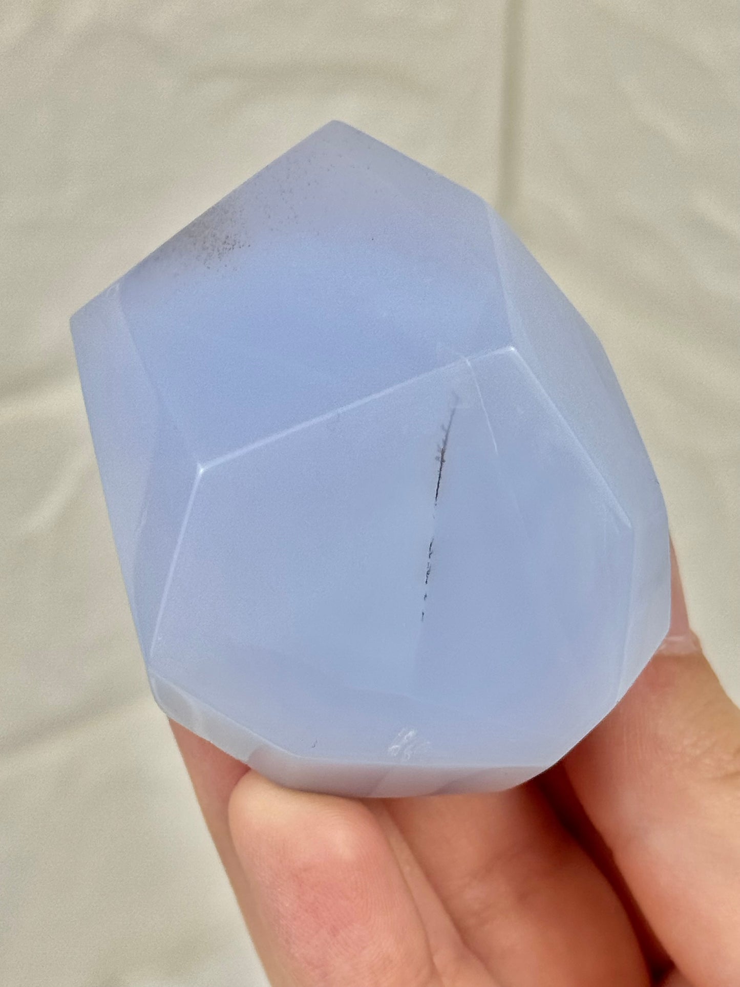 1 beautiful blue chalcedony Freeform