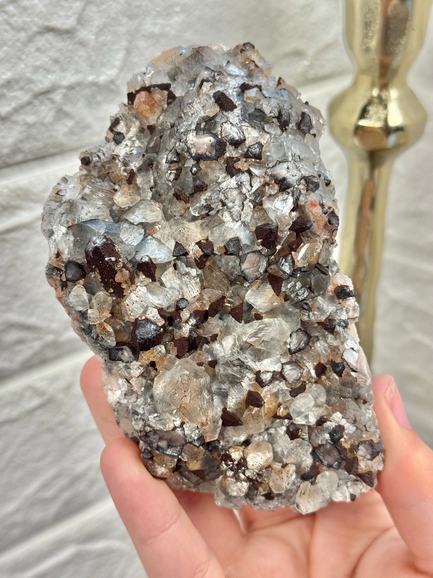 You pick! dogtooth calcite w/ Limonite, Pyrite Symboisis from Hubei Province, China