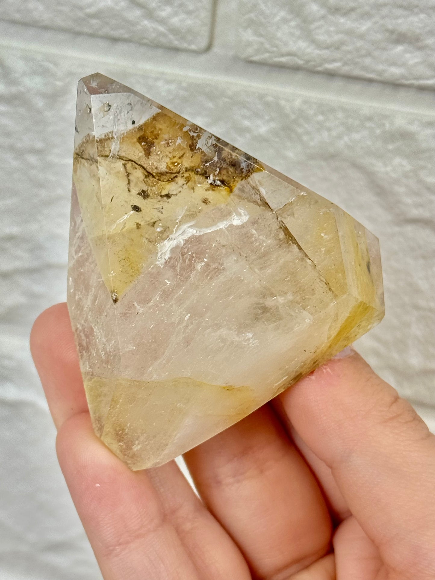 You pick! Inclusions quartz Freeform’s from Brazil