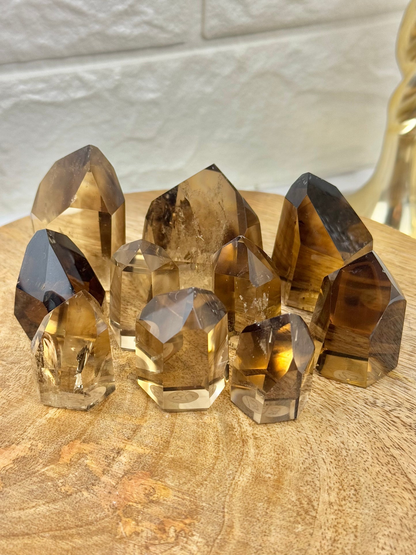 You pick! High quality natural Brazilian smoky quartz towers