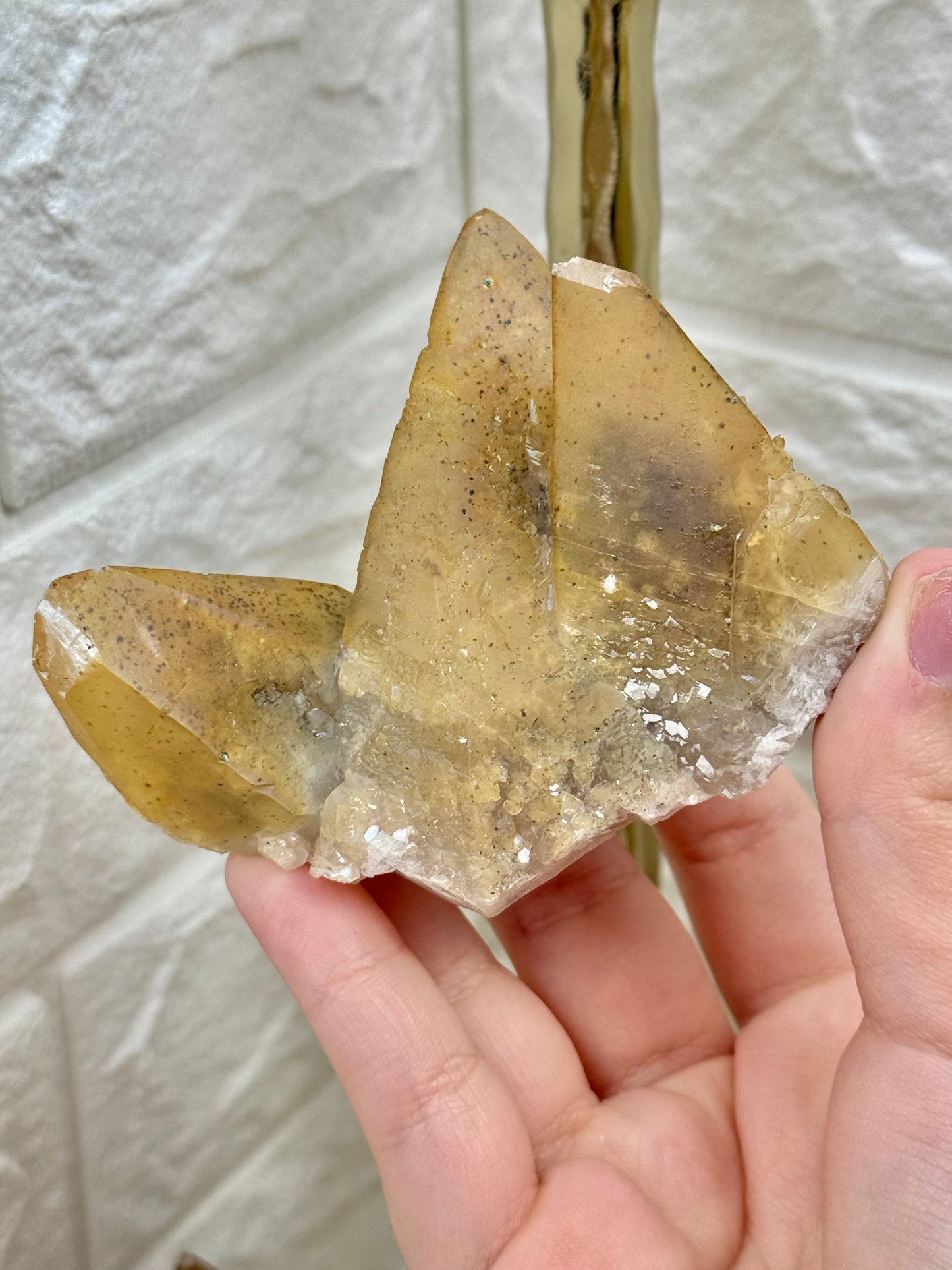 You pick! Naturally iridescent golden calcite from Hunan China