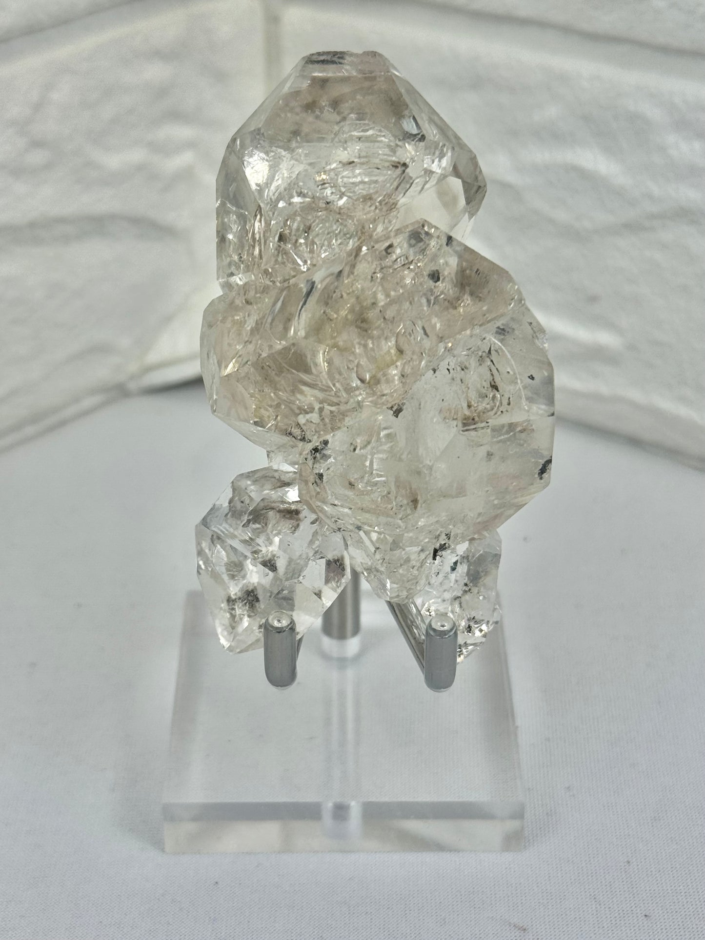 High-grade Herkimer Diamond chain from New York
