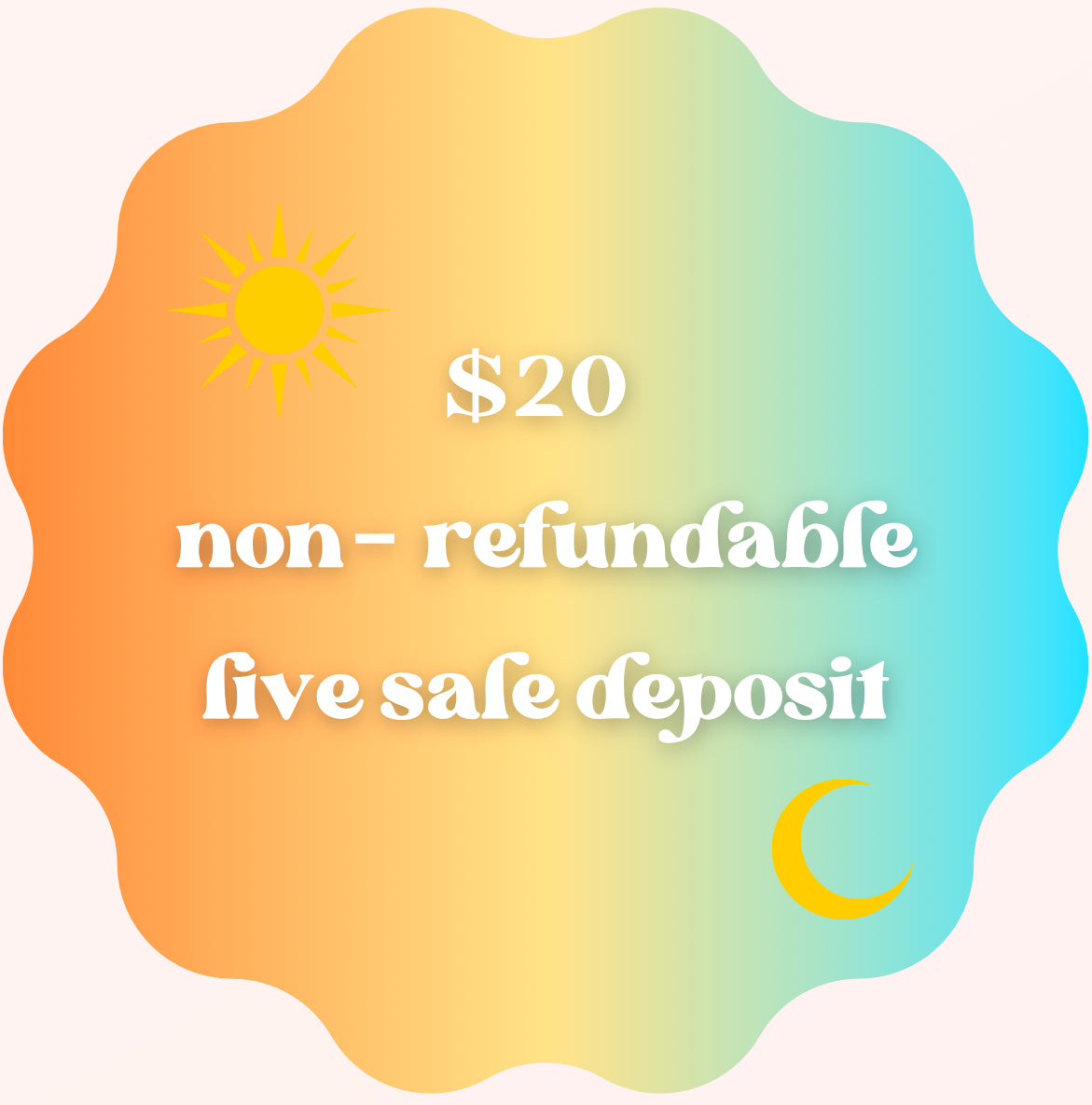 TikTok live sale deposit (read description)