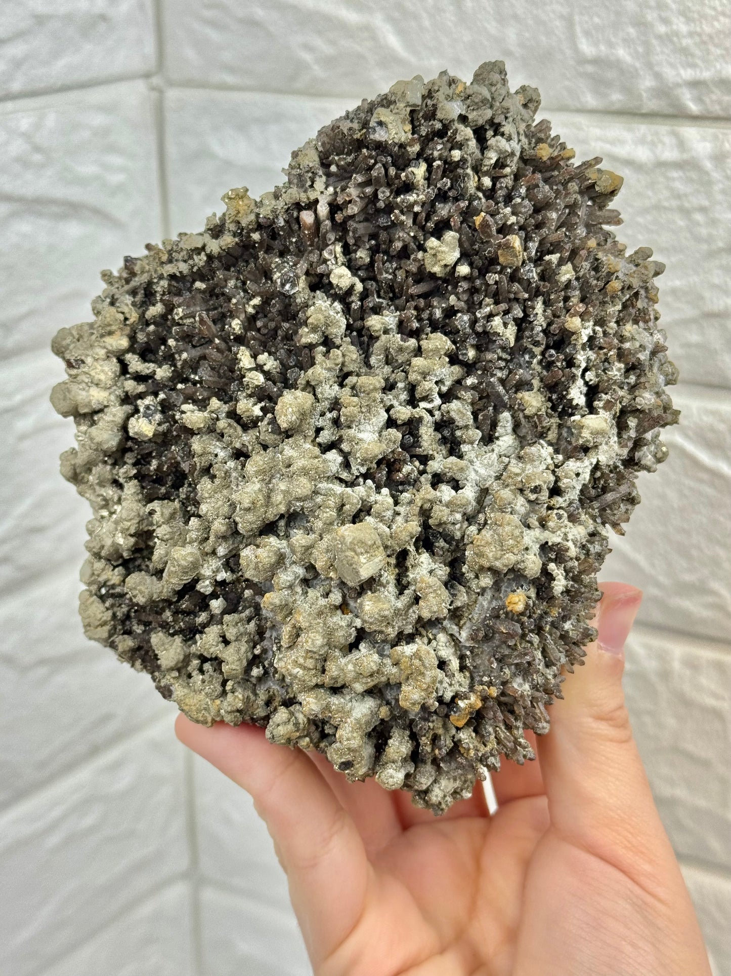 You pick! Red quartz with pyrite and goethite from Fujian Province, China