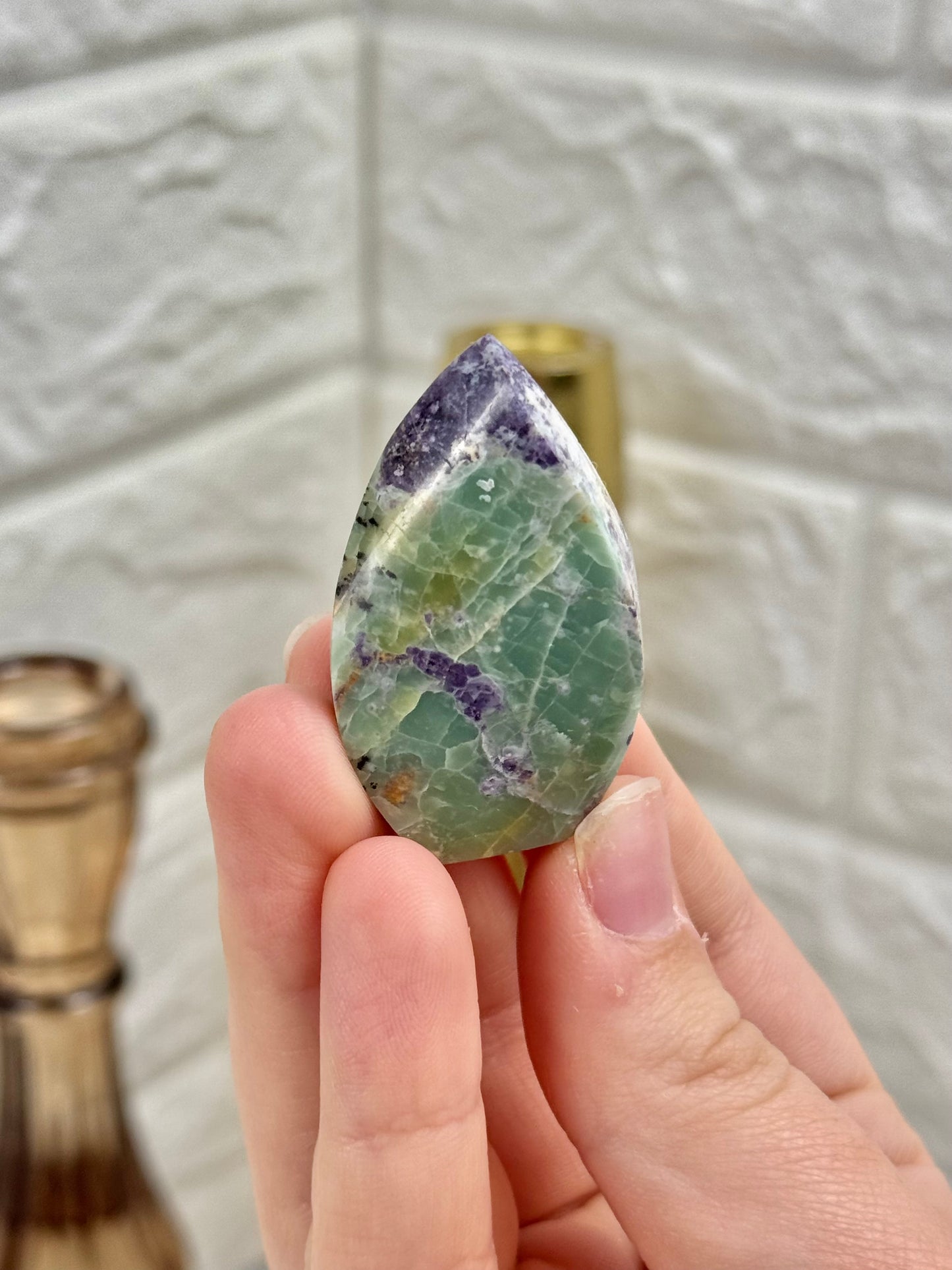 You pick! Bolivianite flames (serpentine and fluorite)