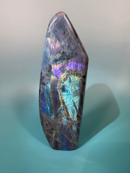 Incredible “unicorn” flash labradorite Freeform B
