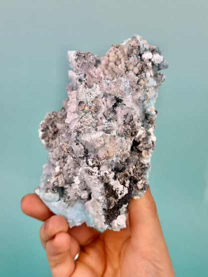 Incredible minty creedite specimen from Guizhou Province, China H