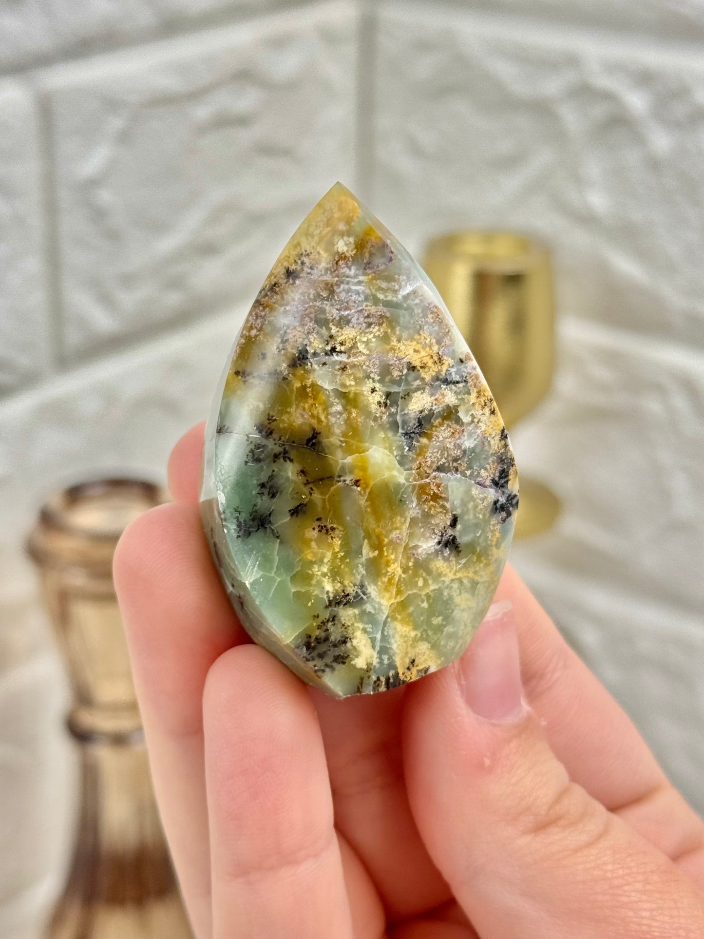 You pick! Bolivianite flames (serpentine and fluorite)