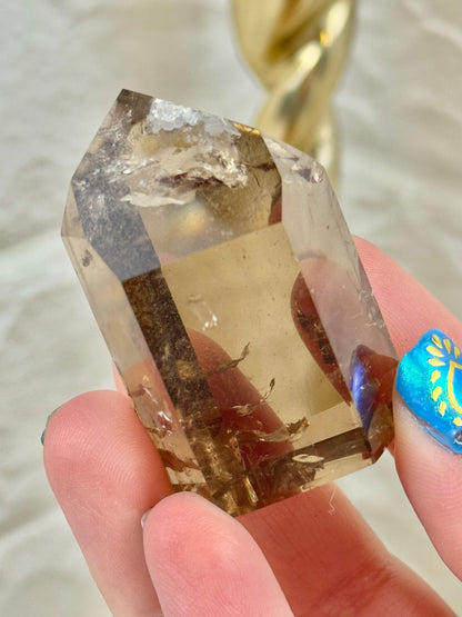 You pick! High quality natural Brazilian smoky quartz towers