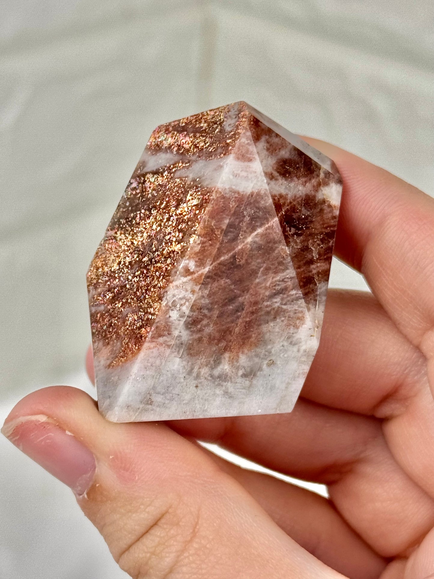 You pick! Sunstone x moonstone Freeform’s from Tanzania