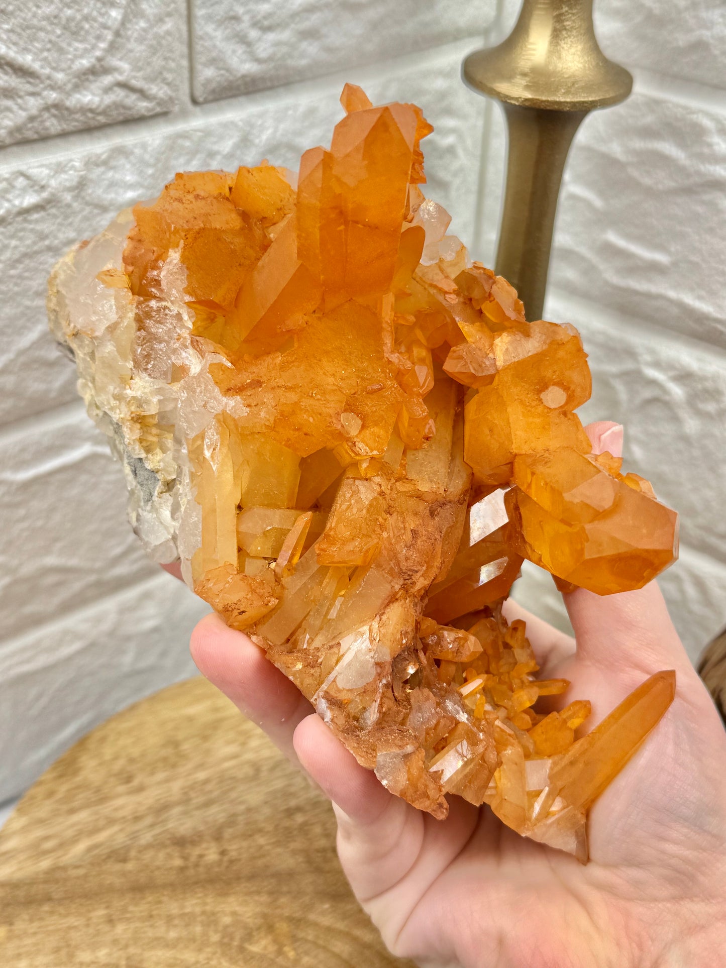 You pick! LG Tangerine quartz specimens from Brazil