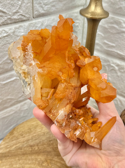 You pick! LG Tangerine quartz specimens from Brazil