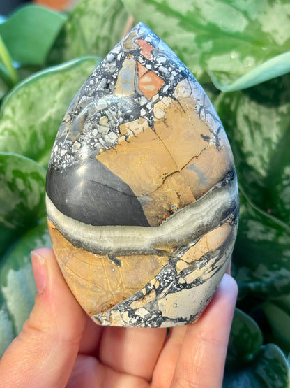 1 intuitive maligano jasper flame from Indonesia