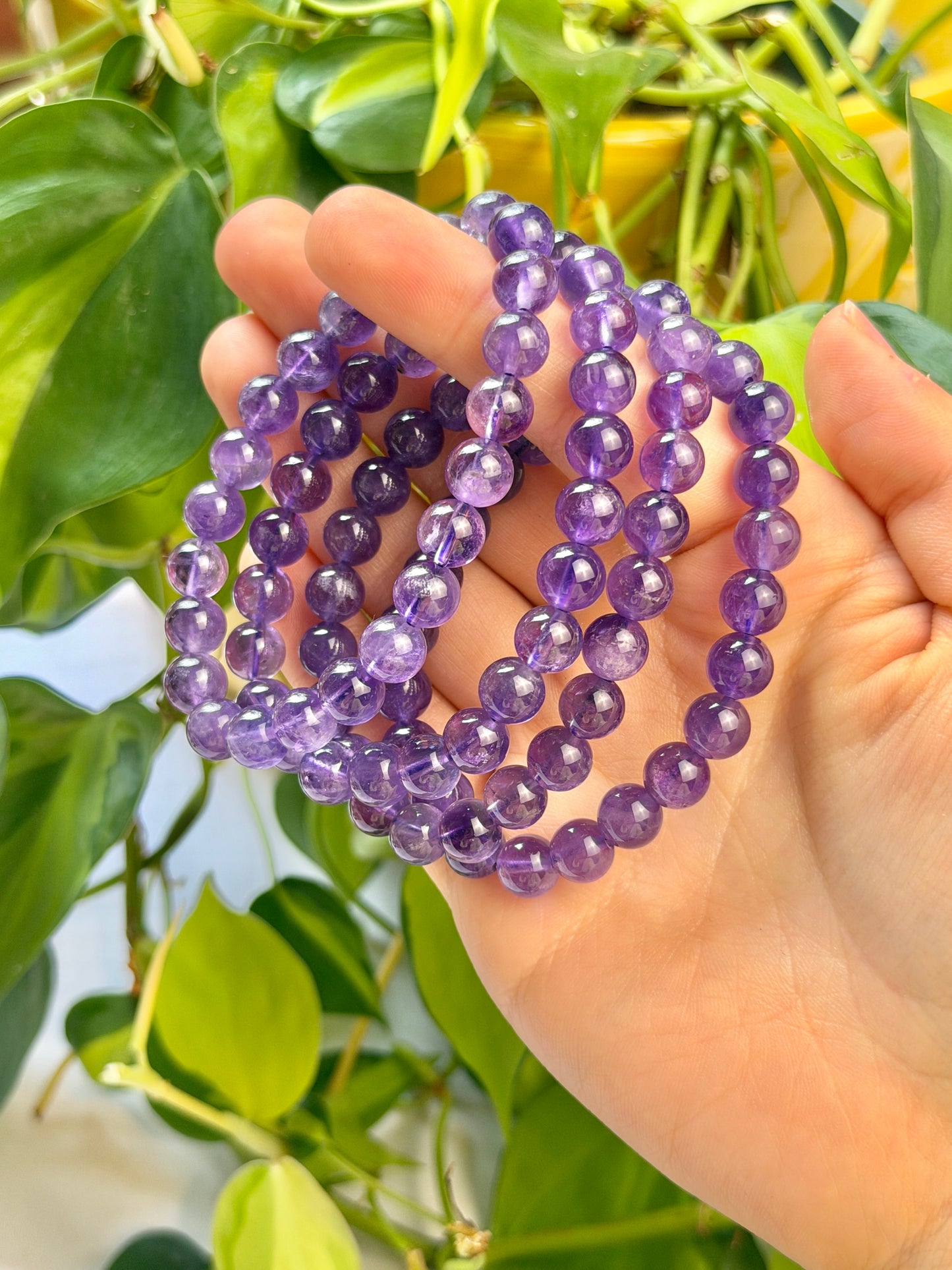 8MM Amethyst bracelet