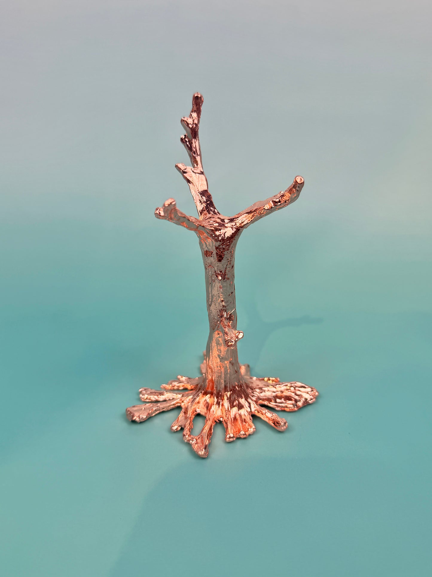 1 SM rose gold tree sphere stand (sphere not included)
