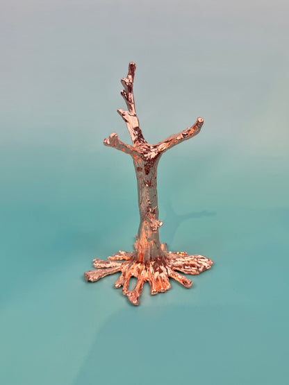 1 SM rose gold tree sphere stand (sphere not included)