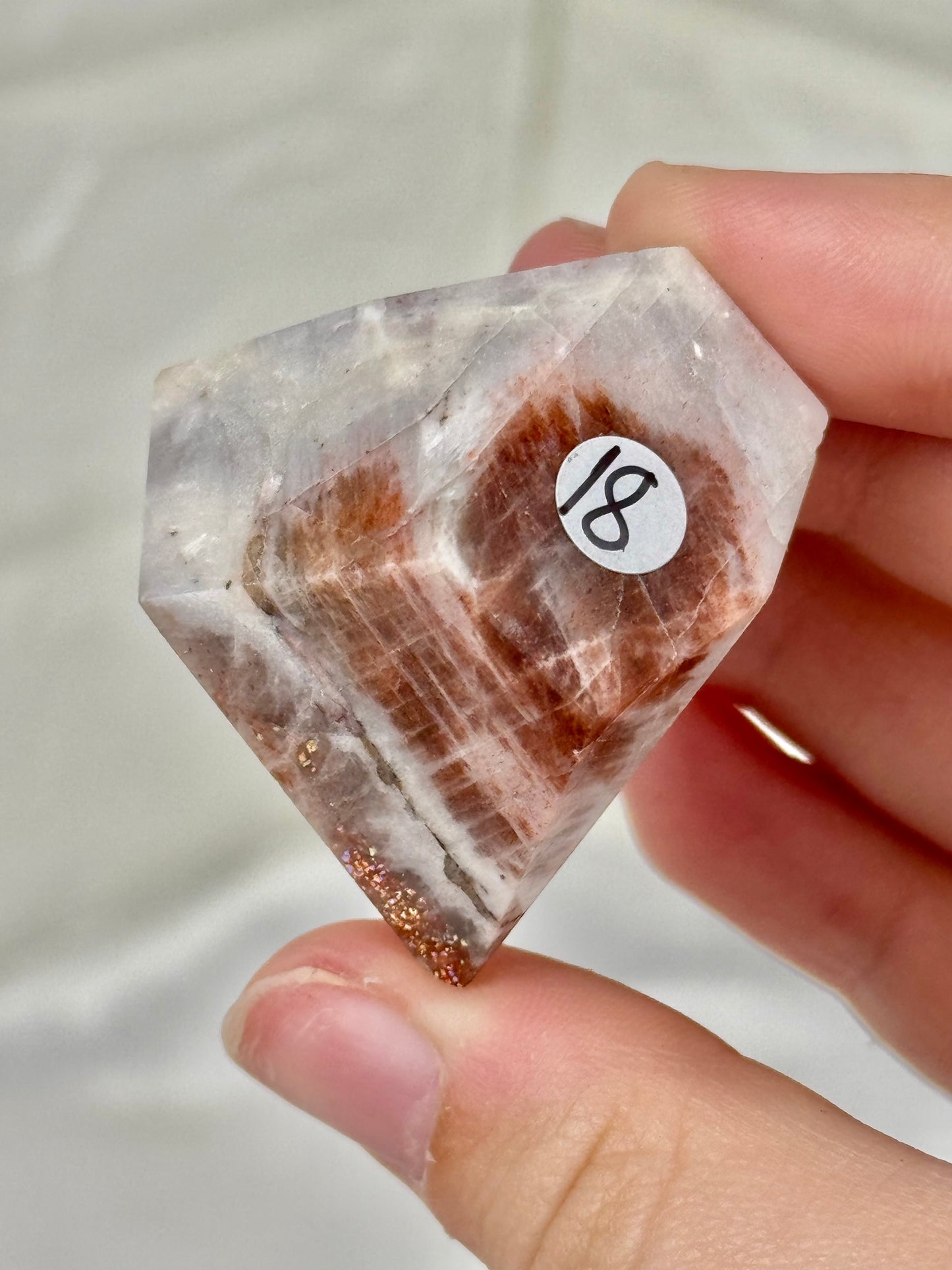You pick! Sunstone x moonstone Freeform’s from Tanzania