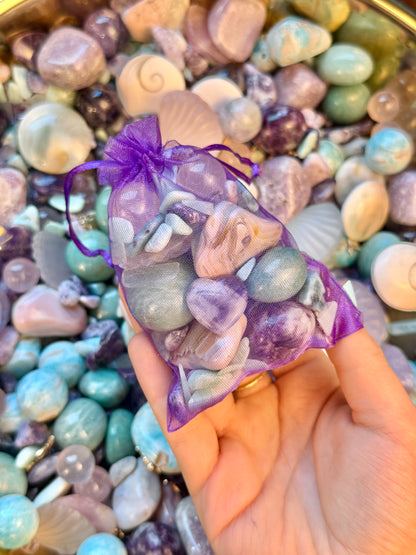 ✨NEW✨ sirens swirl crystal confetti 🧜‍♀️🩵🍭