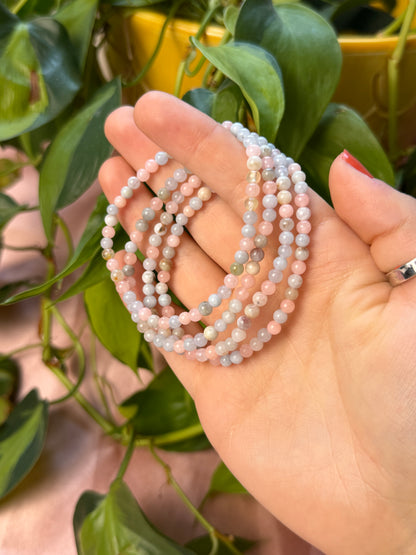 4MM Morganite bracelet