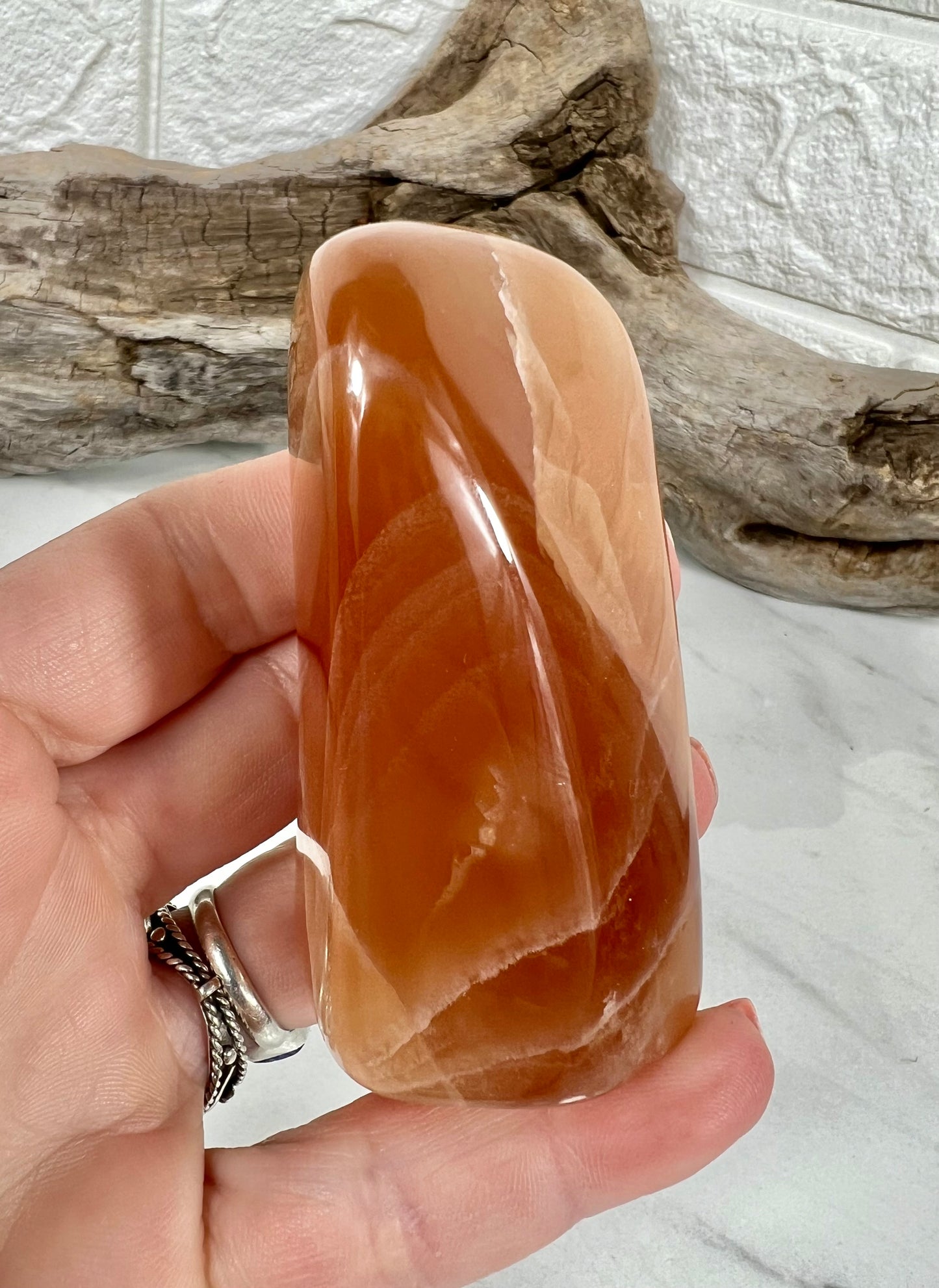 Juicy honey calcite Freeform T