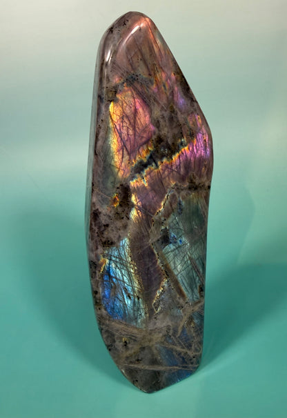 Incredible “unicorn” flash labradorite Freeform B