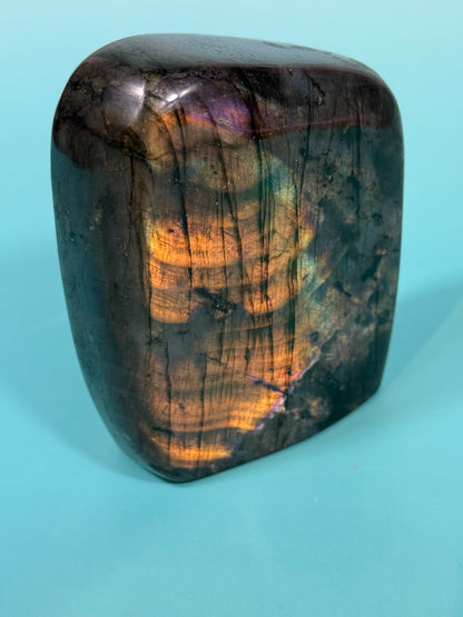 Gorgeous orange flash labradorite Freeform G