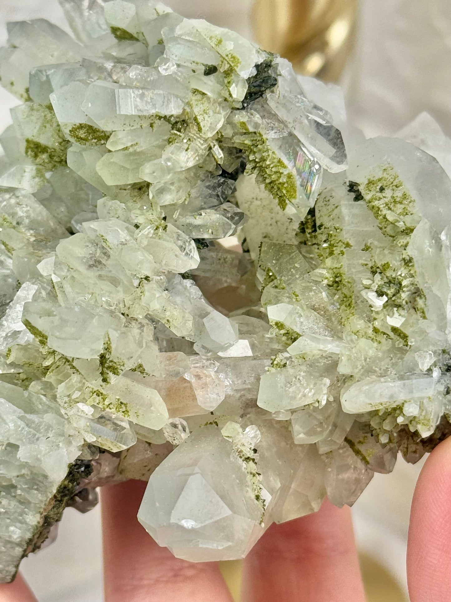 Insane Chlorite x Quartz x Epidote specimen from Anatolia, Turkey