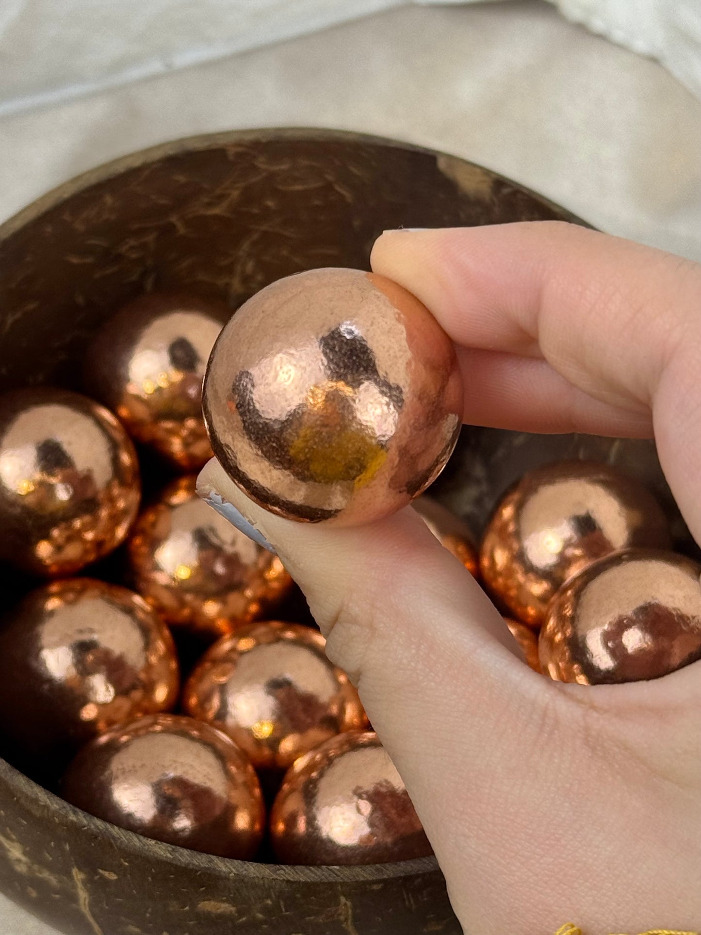 1 copper sphere from Michigan