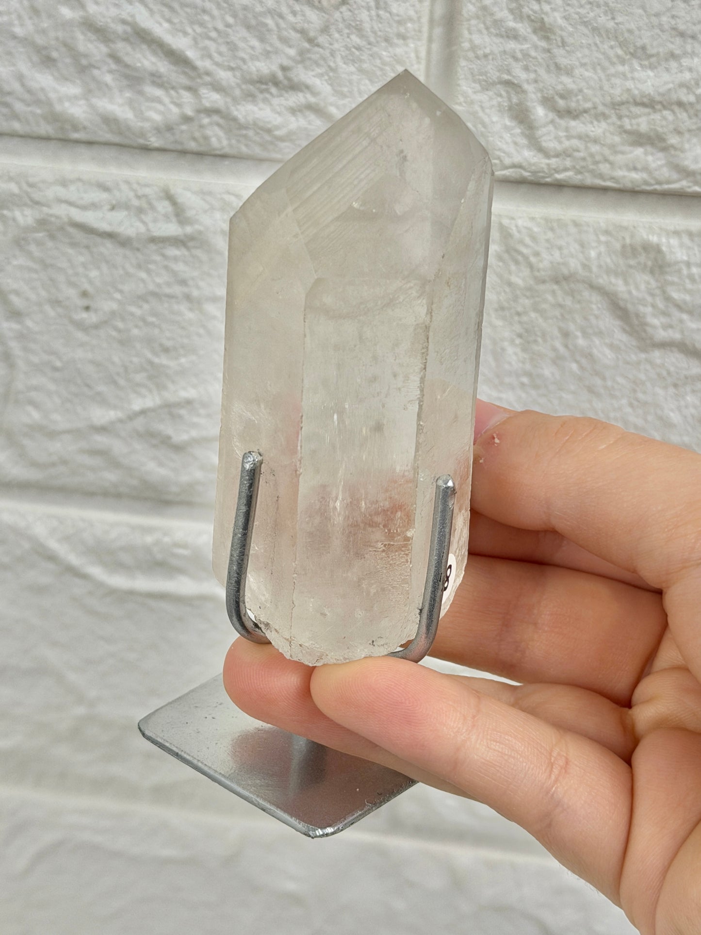 You pick! Black phantom quartz on stands from Brazil