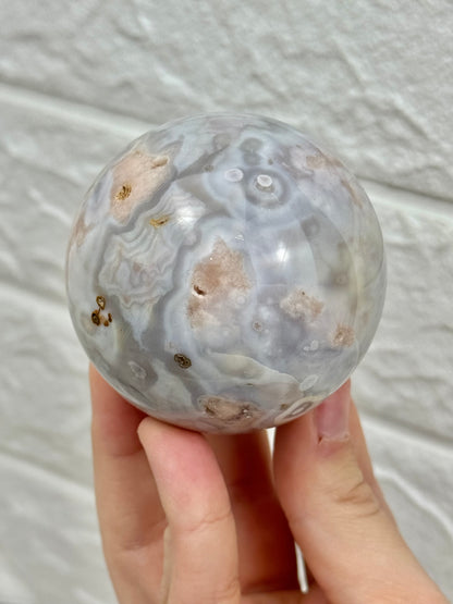 You pick! Flower agate spheres from Madagascar